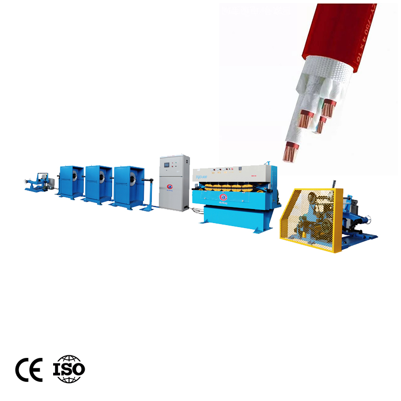 Horizontal Concentric Type Cable Wrapping, Wrapping Machine For Mica Tap